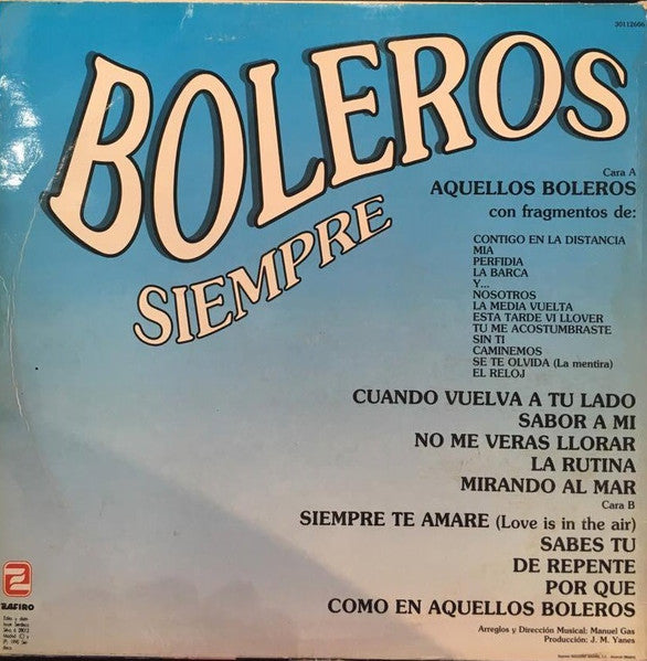 Rolando Ojeda : Siempre - Aquellos Boleros (LP, Album)