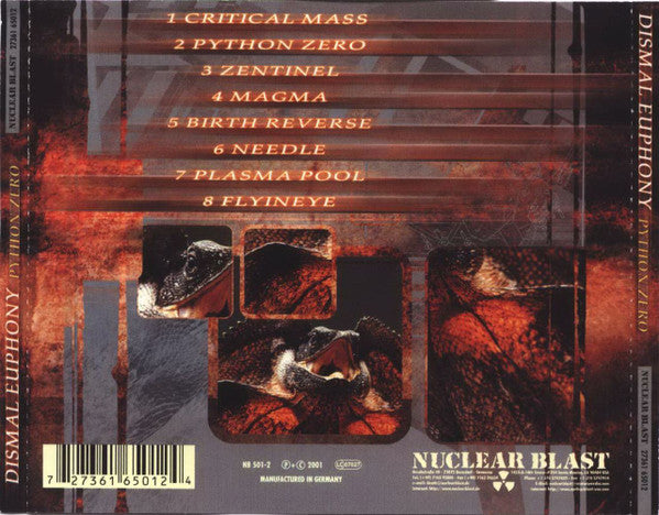 Dismal Euphony : Python Zero (CD, Album)