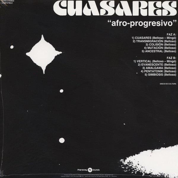 Cuasares : Afro-Progresivo (LP, Album, RE)