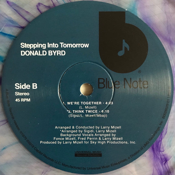 Donald Byrd : Stepping Into Tomorrow (2xLP, Album, Club, Num, RE, RM, 180)