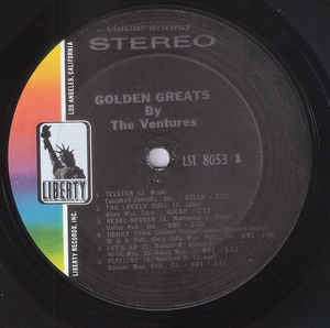The Ventures : Golden Greats By The Ventures (LP, Comp, San)