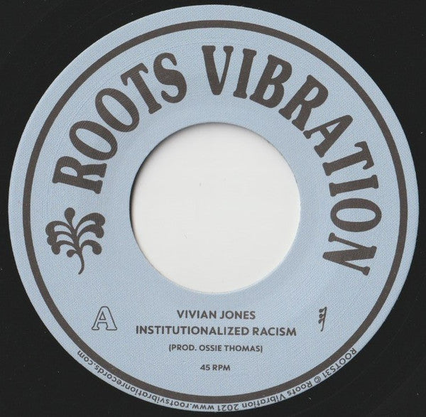 Vivian Jones : Institutionalized Racism (7", RE)