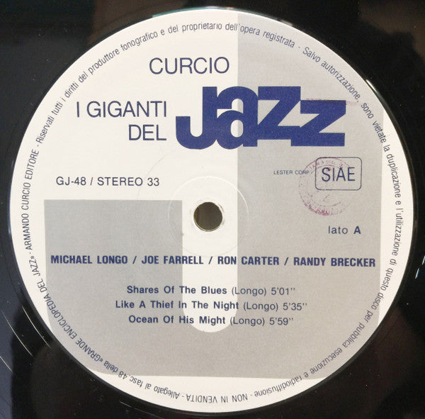 Michael Longo / Joe Farrell / Ron Carter / Randy Brecker : I Giganti Del Jazz Vol. 48 (LP, Album, RE)
