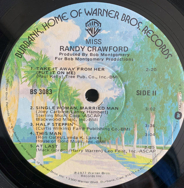 Randy Crawford : Miss Randy Crawford (LP, Album, Win)