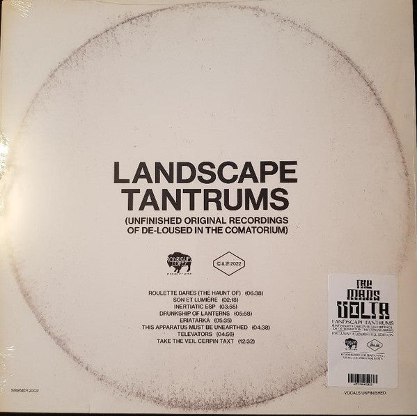 The Mars Volta : Landscape Tantrums (Unfinished Original Recordings Of De-Loused In The Comatorium) (LP, Album, RM)