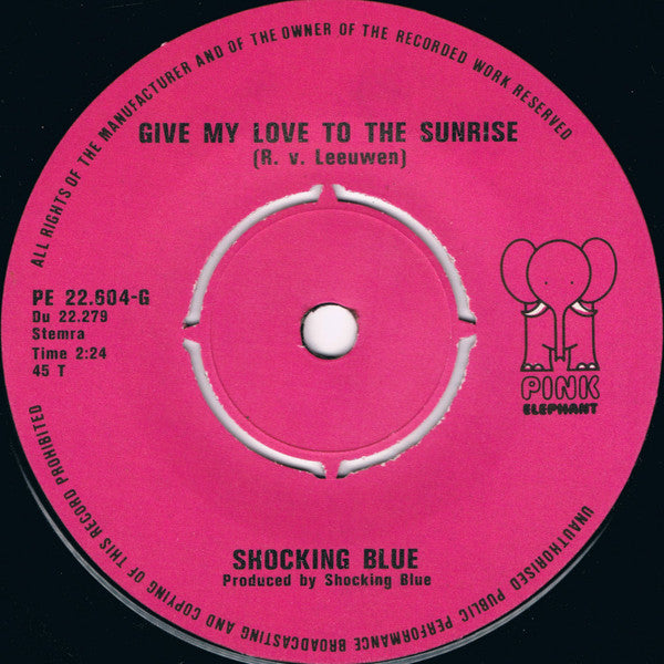 Shocking Blue : Inkpot (7", Single, Pin)