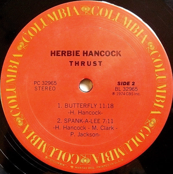 Herbie Hancock : Thrust (LP, Album, Alt)