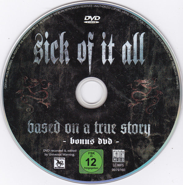 Sick Of It All : Based On A True Story (CD, Album + DVD, NTSC + Dlx, Ltd, Dig)