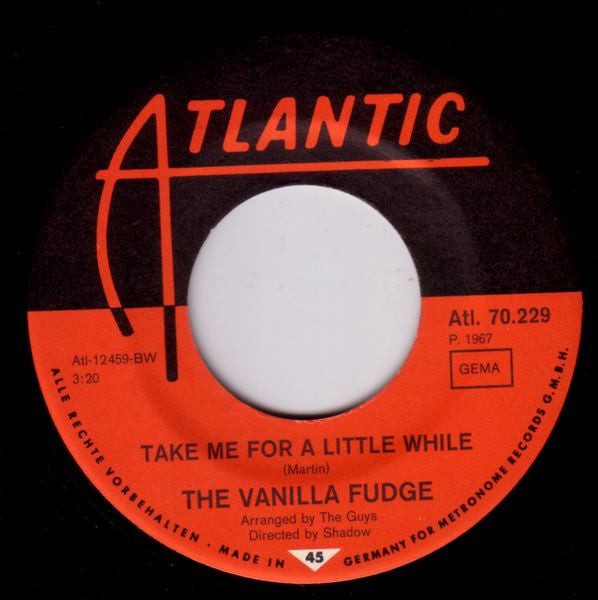 Vanilla Fudge : You Keep Me Hanging On (7", Single, Mono)
