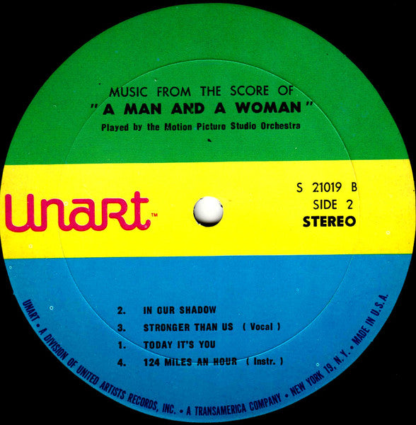 The Motion Picture Studio Orchestra : A Man And A Woman (LP, Album)