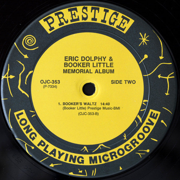 Eric Dolphy & Booker Little : Memorial Album Recorded Live At The Five Spot (LP, Album, RE, RM)