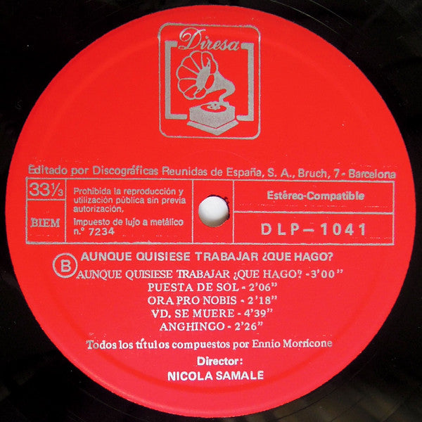 Ennio Morricone : Aunque Quisiese Trabajar, Qué Hago? = Anche Se Volessi Lavorare, Che Faccio? (LP, Album)