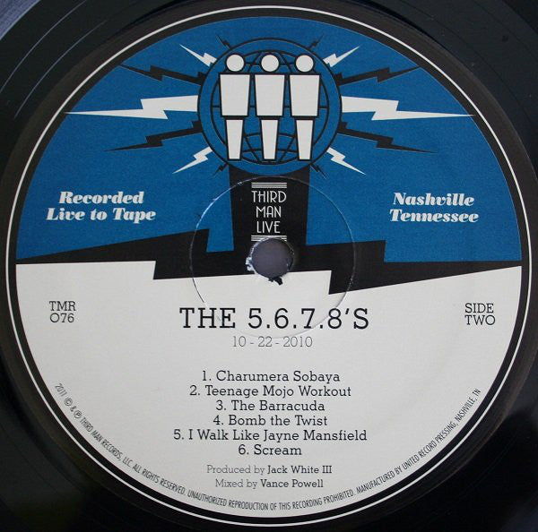 The 5.6.7.8's : Live At Third Man (LP)