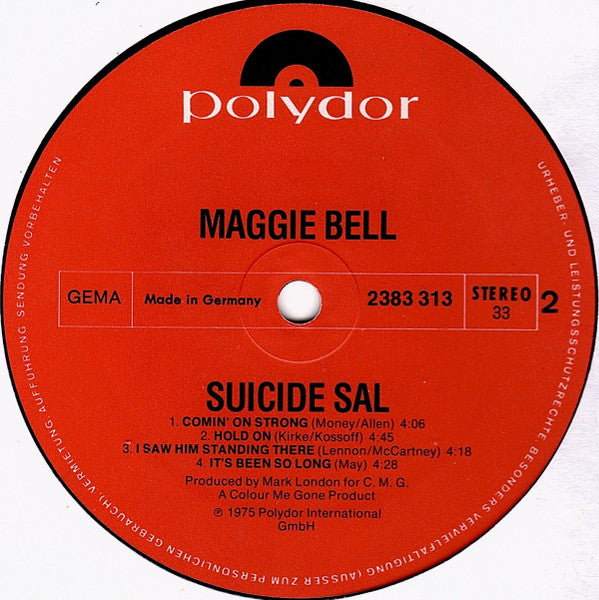 Maggie Bell : Suicide Sal (LP, Album)