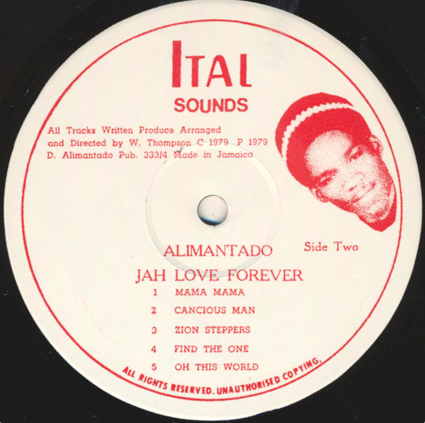 Dr. Alimantado : Kings Bread (Jah Love Forever) (LP, Album, RE)