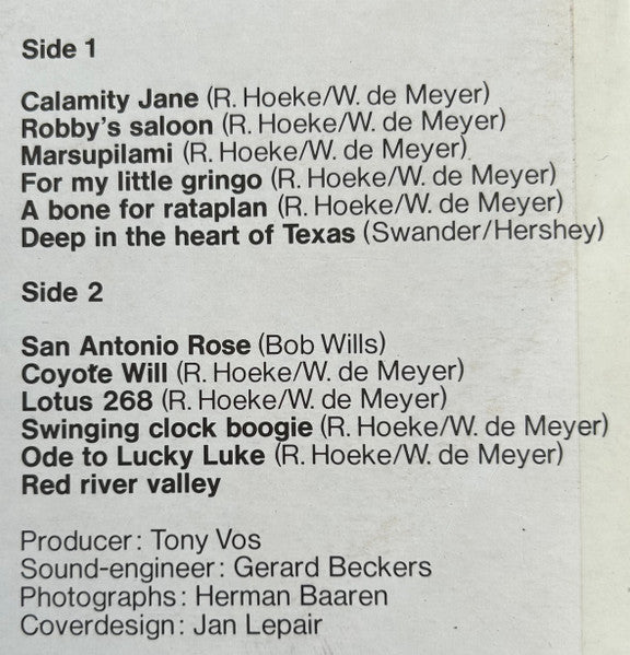 Rob Hoeke Boogie Woogie Quartet : Robby's Saloon (LP, Album)