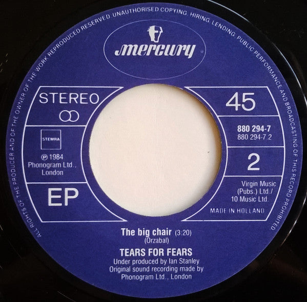 Tears For Fears : Shout (7", EP)