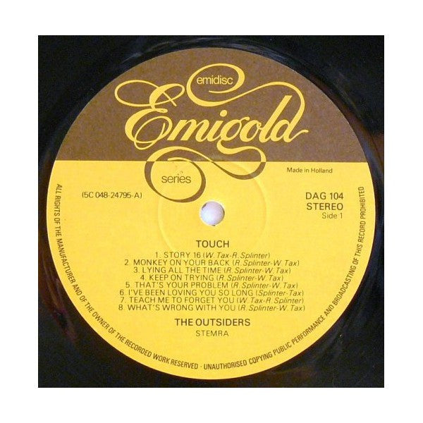 The Outsiders (5) : Touch (LP, Comp)