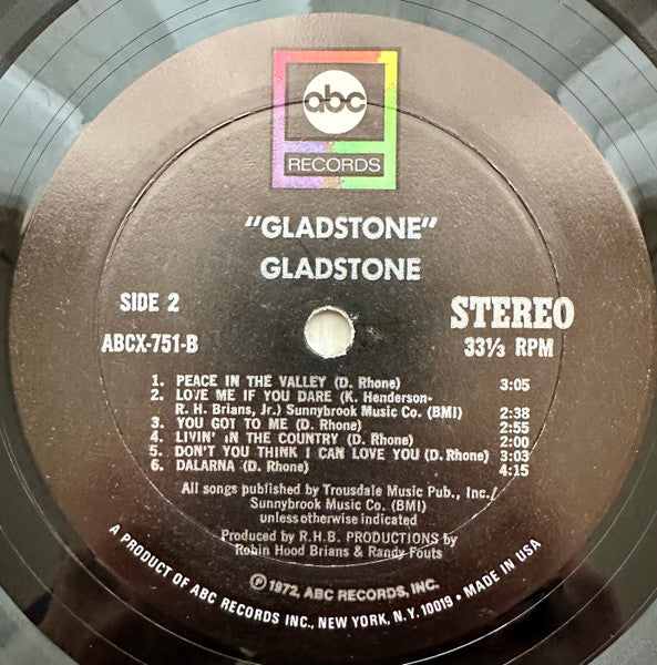 Gladstone : Gladstone (LP, Album)