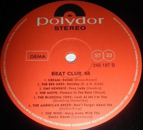 Various : Beat Club '68 (LP, Comp)