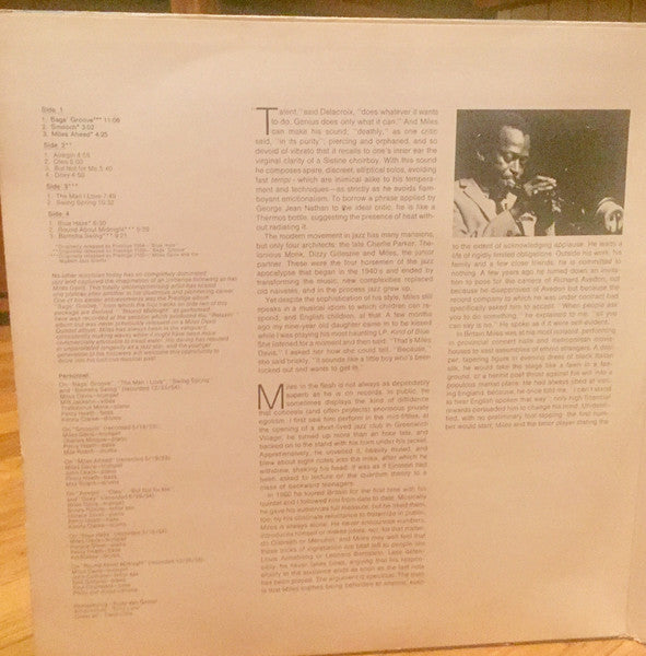 Miles Davis : Tallest Trees (2xLP, Comp, RM, Gat)