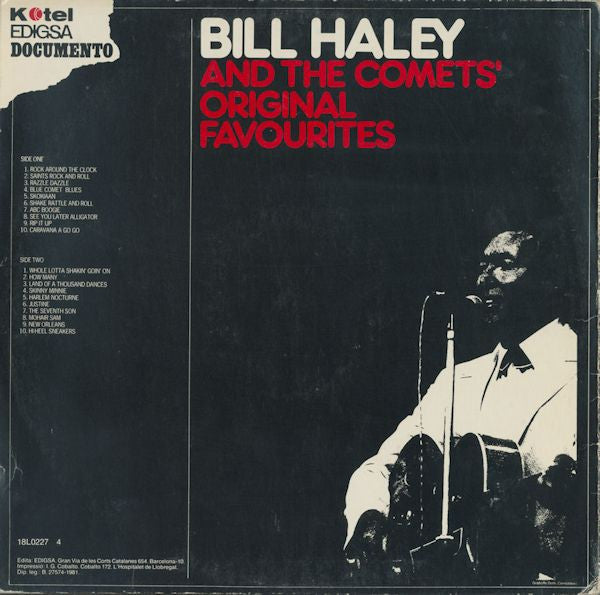 Bill Haley And The Comets'* : Original Favorites (LP, Comp)