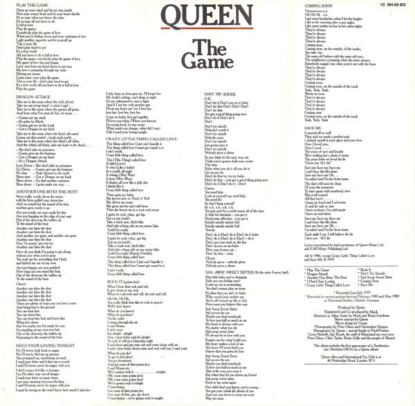 Queen : The Game (LP, Album)