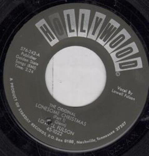 Lowell Fulson : The Original Lonesome Christmas (7", Single)