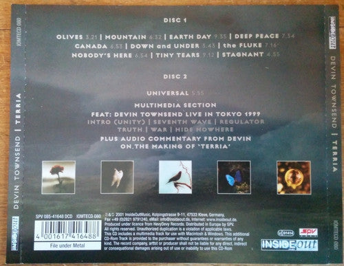 Devin Townsend : Terria (CD, Album + CD, Enh + Tou)