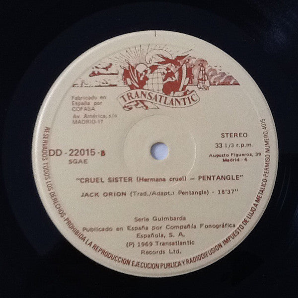 Pentangle : Cruel Sister - Reflection (Comp, Gat + LP, Album, RE + LP, Album, RE)