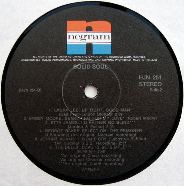 Various : Solid Soul (LP, Comp)