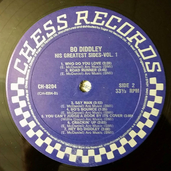 Bo Diddley : His Greatest Sides: Volume One (LP, Comp)