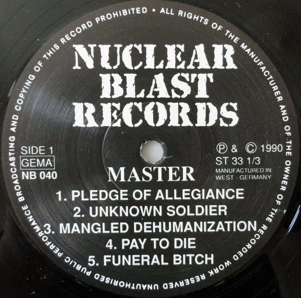 Master (2) : Master (LP, Album)