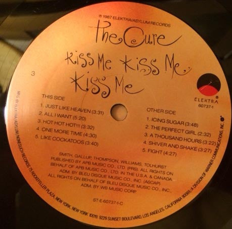 The Cure : Kiss Me Kiss Me Kiss Me (2xLP, Album)