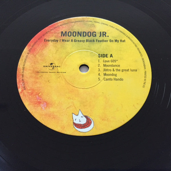 Moondog Jr. : Everyday I Wear A Greasy Black Feather On My Hat (2xLP, Album, RE)