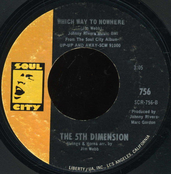 The 5th Dimension* : Up-Up And Away (7", Single, Styrene, She)