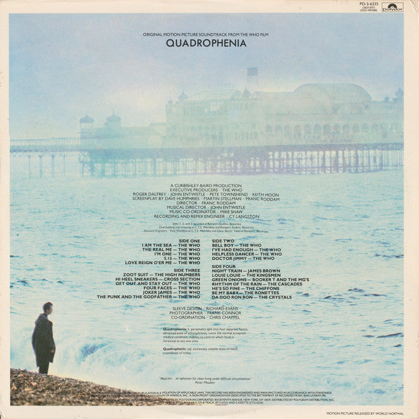Various : Quadrophenia (Original Motion Picture Soundtrack From The Who Film) (2xLP, Album, Comp, Kee)