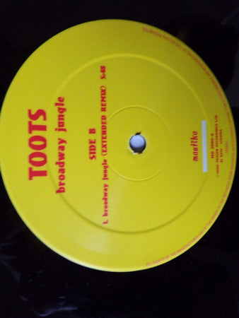 Toots Hibbert : Broadway Jungle (12")