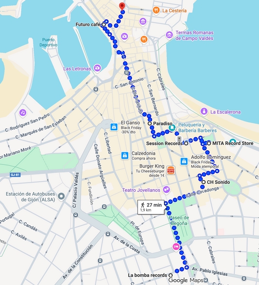 🎵 The Vinyl Route Through Gijón — Five Record Stores in the Heart of the City