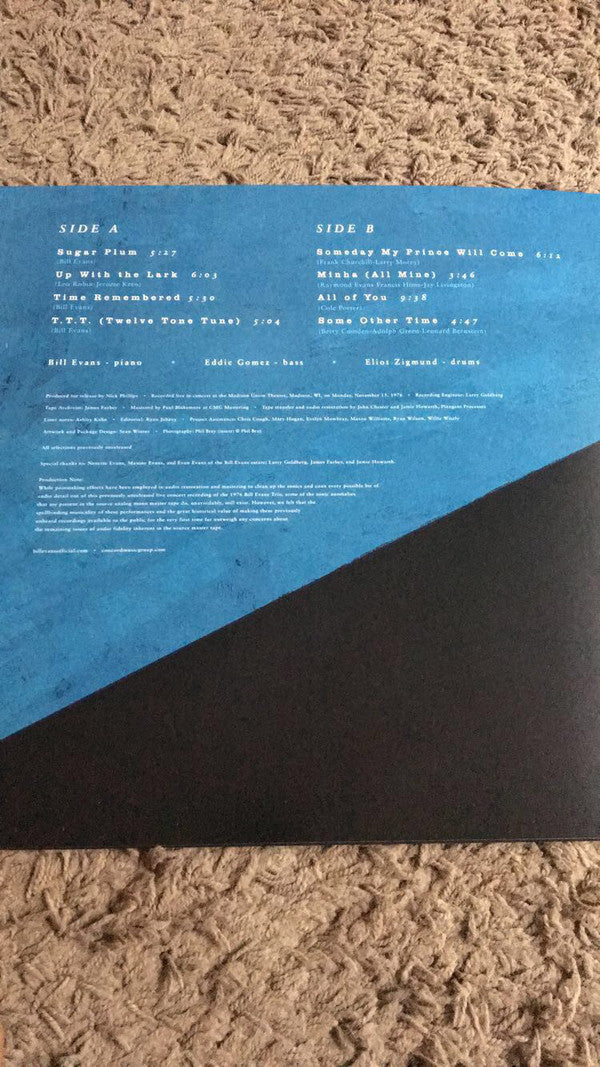 The Bill Evans Trio : On A Monday Evening (LP, Album, 180)