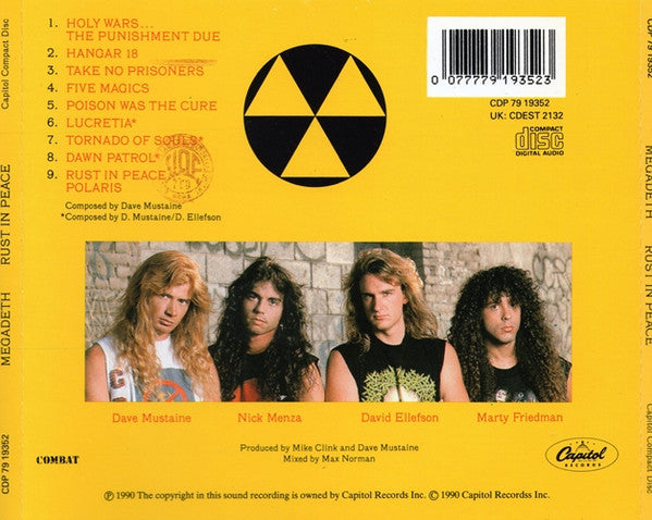 Megadeth : Rust In Peace (CD, Album)