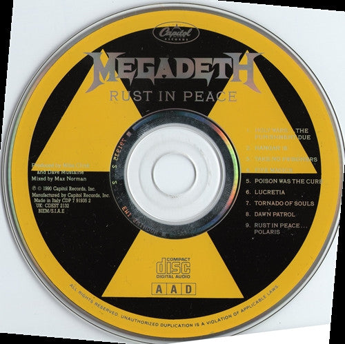 Megadeth : Rust In Peace (CD, Album)