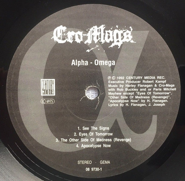 Cro-Mags : Alpha Omega (LP, Album)