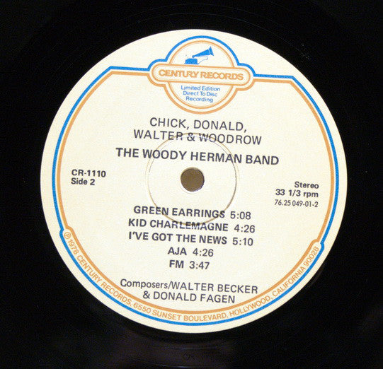 Woody Herman Band (2) : Chick, Donald, Walter & Woodrow (LP, Album, Ltd, Dir)