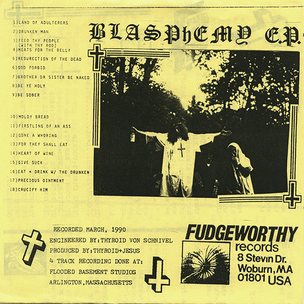 Jesus Chrust : Blasphemy E.P. (7", EP, Gre)