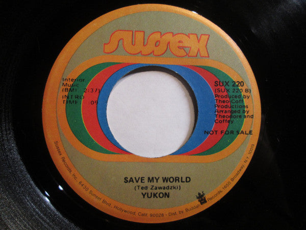 Yukon (4) : Understanding Is Sorrow / Save My World (7", Promo)