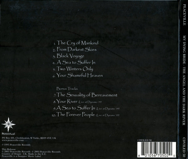 My Dying Bride : The Angel And The Dark River (CD, Album, RE, RM, Dig)