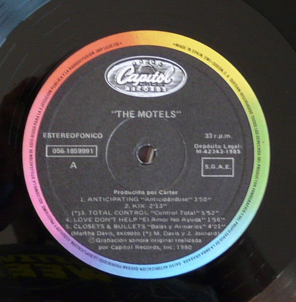 The Motels : The Motels (LP, Album, RE)