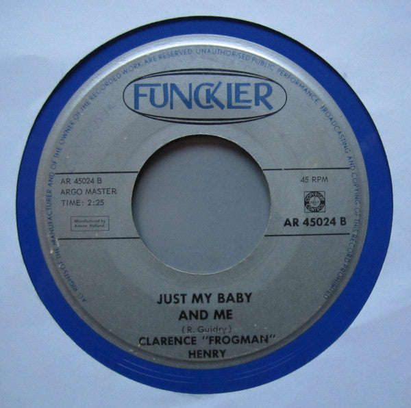 Clarence "Frogman" Henry : But I Do (7", Single, Blu)