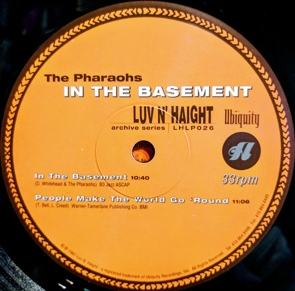 The Pharaohs (2) : In The Basement (LP, Album)